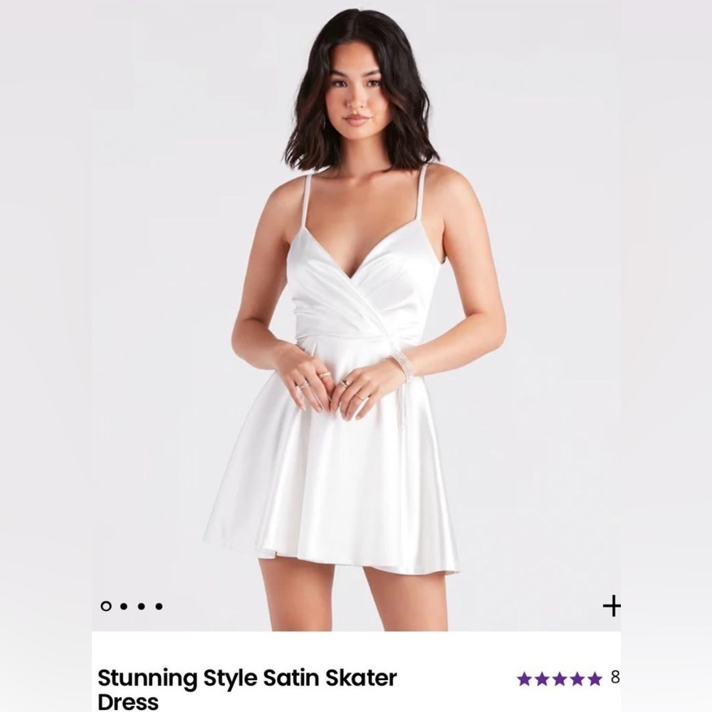 NWT Windsor Stunning style satin‎ skater dress